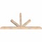 Ekena Millwork Saratoga Smooth Timber Gable Bracket, Douglas Fir, 72"W x 39"H x 3 1/2"D x 3 1/2"F, 13/12 Pitch GBW072X39X0404SAR00SDF - alternate 2